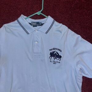 Polo by Ralph Lauren Men's Light Blue Polo Shirt